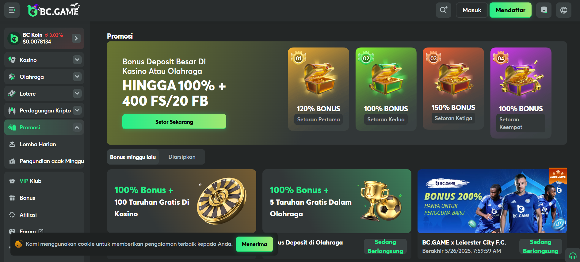 bc.game kredit gratis tanpa deposit indonesia